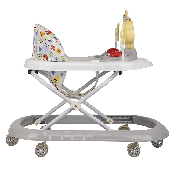 Ходунки &amp;quot;JUMBO C&amp;quot; 6 колес, муз. (упак.7 шт.) (Indigo) (серый)