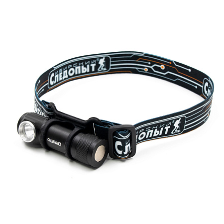 Фонарь налобный "СИБИРСКИЙ СЛЕДОПЫТ-Тензор", съемный, 1 LED, аккум.1x800mAh/200/