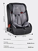 Автокресло детское HD-02 ISOFIX (Grey/black-Серый/черный HD-02/1)