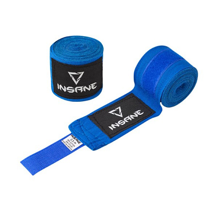 Бинт боксерский INSANE COBRA IN22-HW201, хлопок/нейлон, синий, 2,5 м