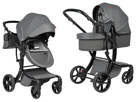 Детская коляска трансформер Aimile PRO (Dark Grey A5-6)