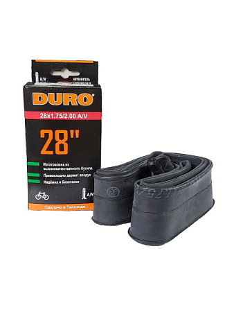 Велокамера 28' DURO 28x1,75/2,00 A/V/DHB01021