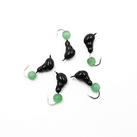 Мормышка безнасадочная ЯМАН "Муравей с ушком", вес 0,8 г, кошачий глаз (уп. 5 шт.)