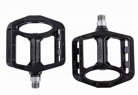 Педали вело MG-1 Wellgo магний 9/16" сменные шипы 18 шт BMX чёрный/36037