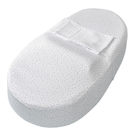 Матрас-кокон (75*43*15) ППУ, 2 чехла: съемный непромокаемый и 100% хлопок на резинке