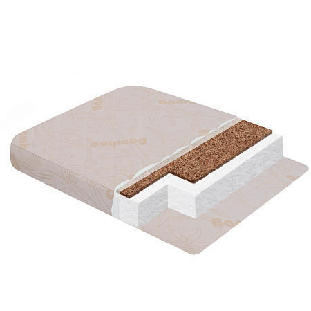 Матрас GREEN LINE малый, стеганный трикотаж (70*100*9)(Indigo) (белый)