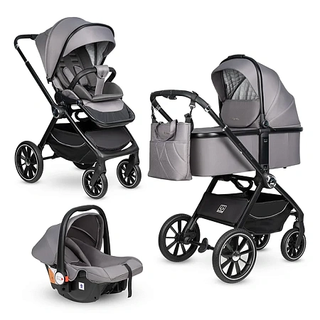 Коляска модульная 3в1 Belleza (Серый FB-1)