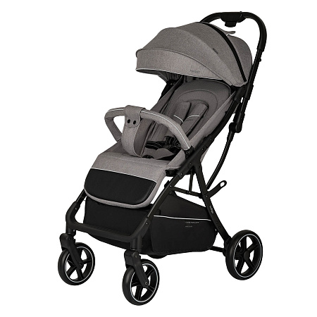 Коляска FROST (2кол.(14см)2кол.(16,5см))(Indigo) (черный)