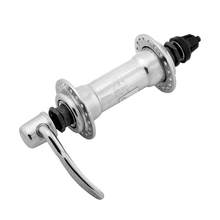 Втулка передняя JY-431 QR 36H серебро/130029