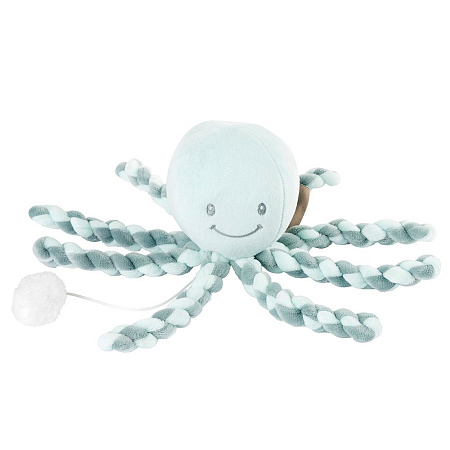 Игрушка мягкая Nattou Musical Soft toy Lapidou Octopus coppergreen – mint музыкальная 879255