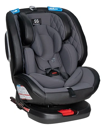 Автокресло детское Farfello ISOFIX YB102A(2) (Dark grey PU/Темно-серый экокожа)