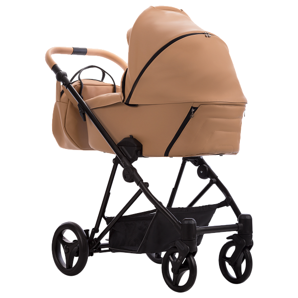 Коляска YODDI PRO 2в1 (Bebetto) (Pro 01 (св.бежевая кожа))