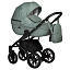 Коляска MIO ECO 2в1 (Indigo) (05 (черная кожа+шалфей кожа))