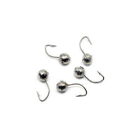 Мормышка вольф. точеная "ЯМАН" Дробь с отв., р.4, вес 0,7, цв. никель (уп. 5 шт.)