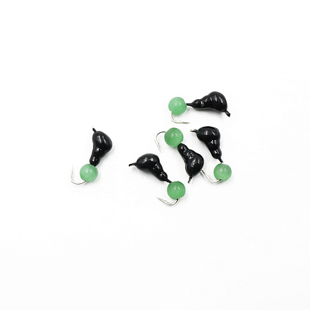 Мормышка безнасадочная ЯМАН "Муравей с ушком", вес 0,6 г, кошачий глаз (уп. 5 шт.)