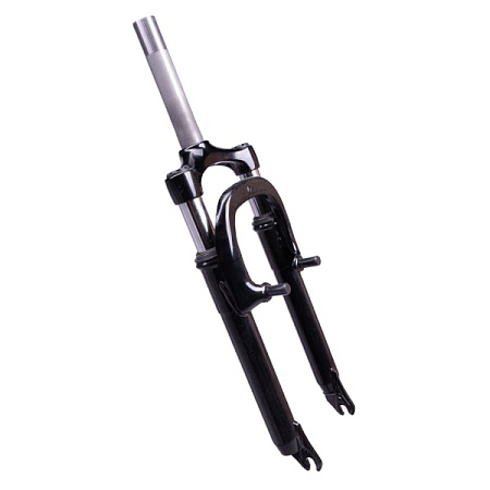 Вилка 24" XDS-3868V 1-1/8"x156мм резьб/аморт/V-brake/сталь/черный/110207