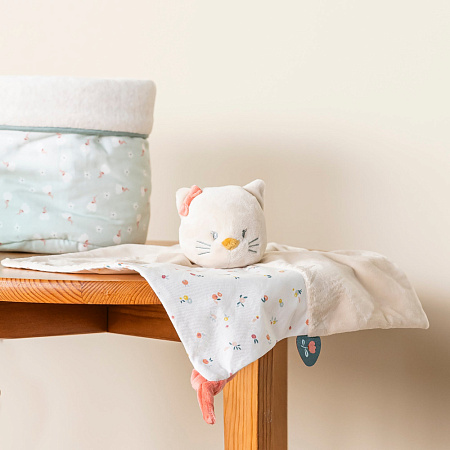 Игрушка мягкая Nattou Doudou MILA ZOË LANA Кот 266116