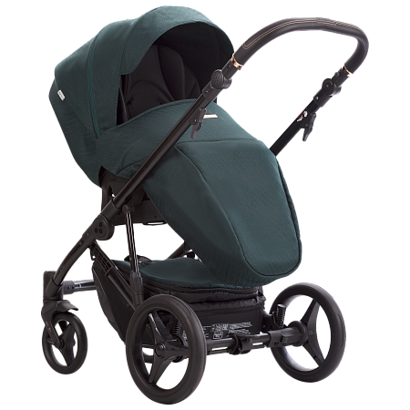 Коляска LOREN GLOSS 2в1 (Bebetto) (Gloss 01 (черная кожа))