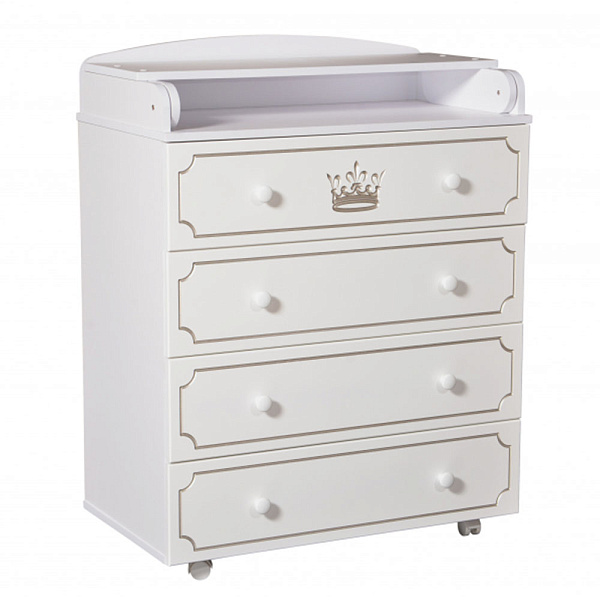 Комод Nikol МДФ 800/4 (слоновая кость)