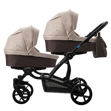 Коляска для двойни TWINAT DUO 19 (AroTeam) состоит из 2-х уп. (01 (серый))
