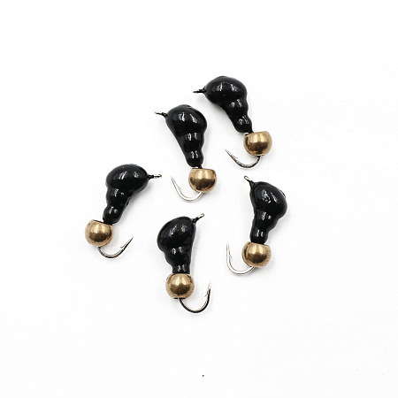 Мормышка безнасадочная ЯМАН "Муравей с ушком", вес 1,2 г, шарик латунный (уп. 5 шт.)