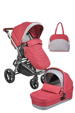 Коляска модульная 2в1 Zuma Duo Comfort (ZDC-11 Рубиновый)