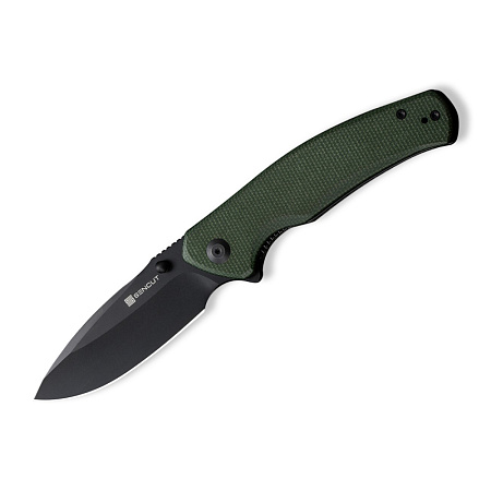 Складной нож SENCUT Slashkin сталь D2, рукоять Микарта зелёная