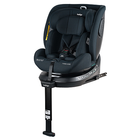 Автокресло E-TRON ISOFIX I-SIZE, с упором, группа 0+1+2+3 (0-36 кг), (Indigo) (упак.1 шт.) (зеленый)