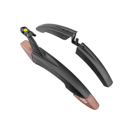 Комплект крыльев 24'-26' XGNB-065 полуфэт чёрно-коричневый/610258