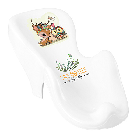 Горка в ванну ДИКИЙ ЗАПАД антискольз. (упак.10шт.) (Tega) (белый Слоник)