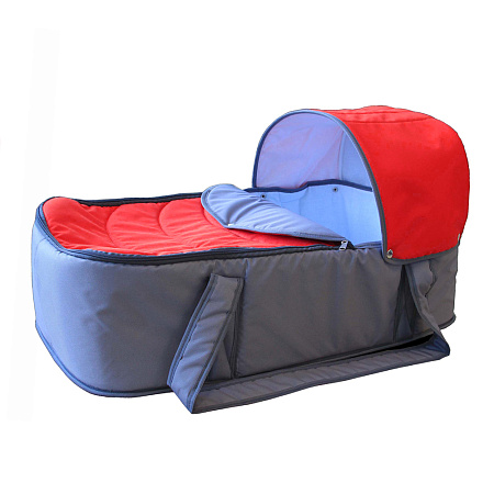 Люлька-переноска (кокон)(упак.8 шт.) (серо-красный)