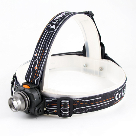 Фонарь налобный "СИБИРСКИЙ СЛЕДОПЫТ-Луч", 1L, 3хААА/100/120/100/