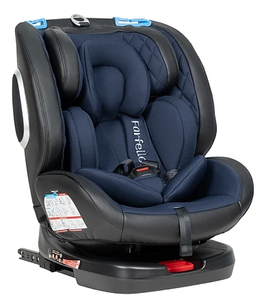 Автокресло детское Farfello ISOFIX YB102A(2) (Blue PU/Темно-синий экокожа YB102A/pb)