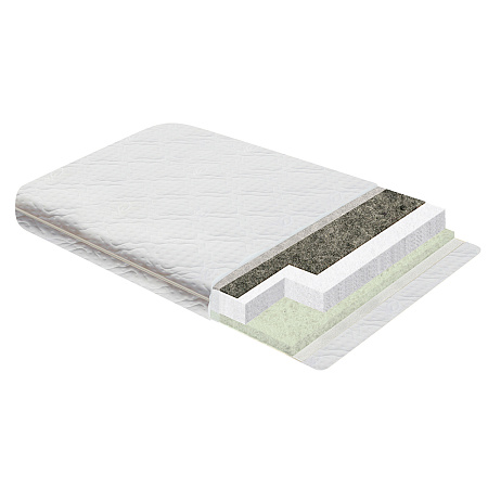 Матрас ECO LIFE, стеганный трикотаж ALOE (60*120*12)(indigo)