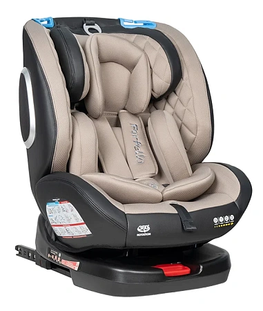 Автокресло детское Farfello ISOFIX YB102A(2) NEW (Бежевый экокожа Beige/Black PU YB102A/bbpu)