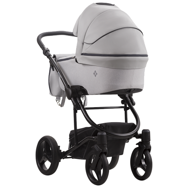 Коляска TORINO 2в1 (Bebetto) (01 (серый+белая кожа))