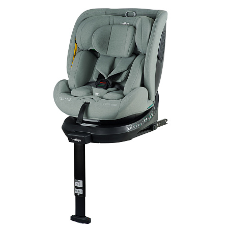 Автокресло E-TRON ISOFIX I-SIZE, с упором, группа 0+1+2+3 (0-36 кг), (Indigo) (упак.1 шт.) (зеленый)