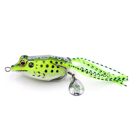 Лягушка-незацепляйка Namazu FROG с лепестком, 55 мм, 10 г, цвет 07, крючок-двойник YR Hooks (BN) #1/