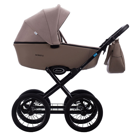 Коляска MORENO SL 2в1 (AroTeam) (09 (св.бежевый+св.бежевая кожа))