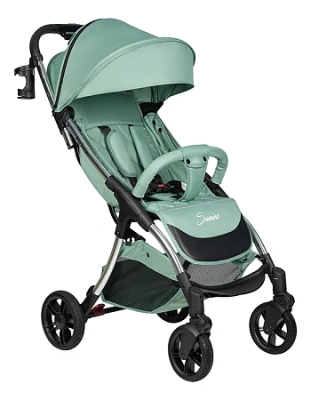 Коляска детская прогулочная Farfello Sunrise (Silver Mint/Мятный на серебре FS-005)